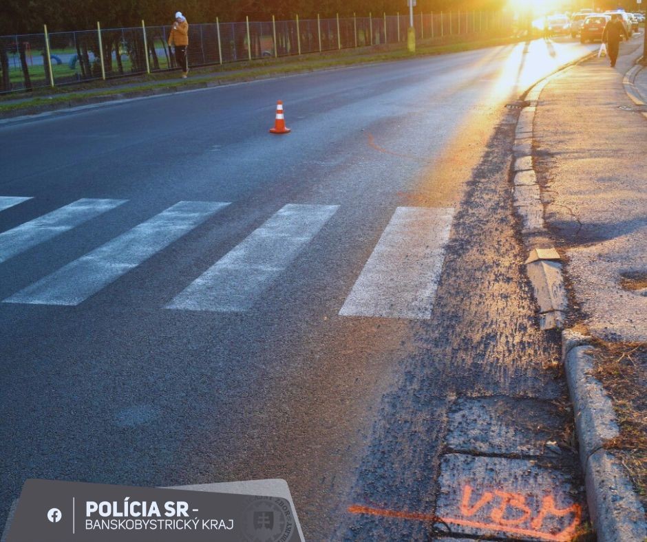 K nehode došlo na Tomašovskej ulici v Rimavskej Sobote.