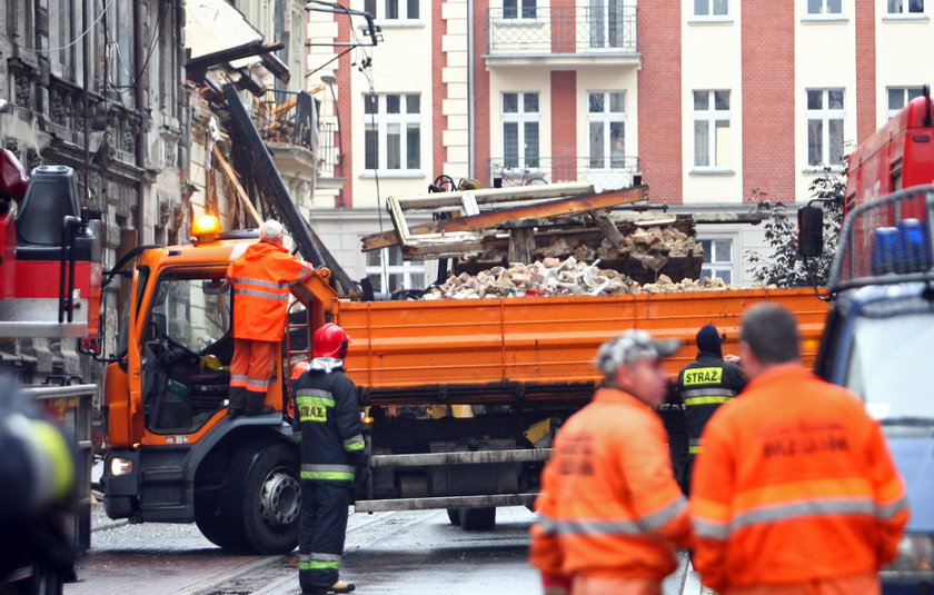 Katowice. Wybuch gazu u zbiegu ulicy Sokolskiej i Chopina 