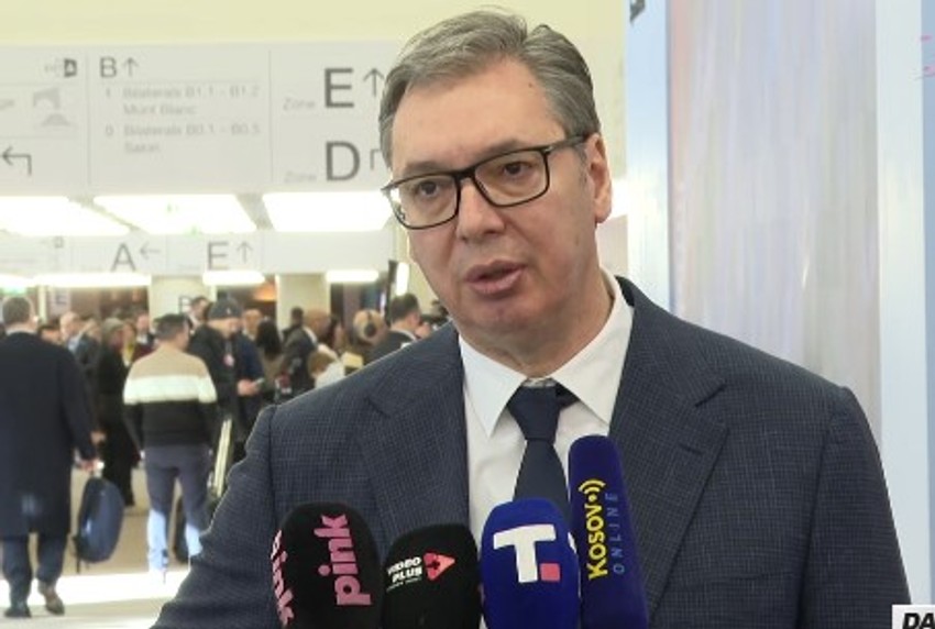 Aleksandar Vučić u Davosu