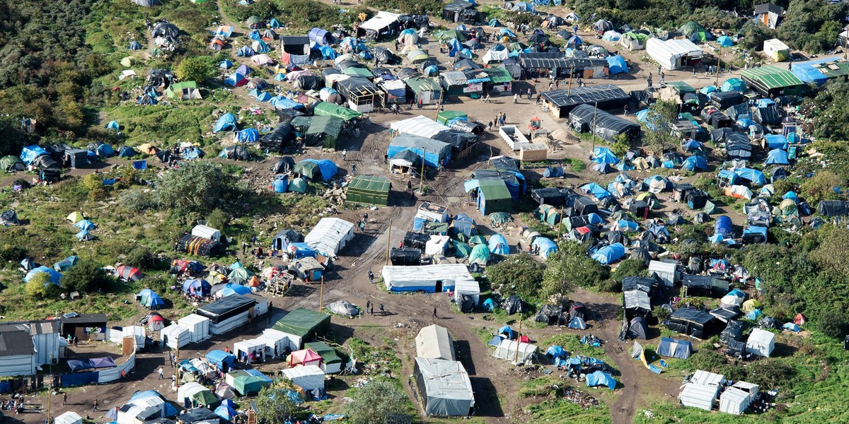 Obóz dla uchodźców w Calais