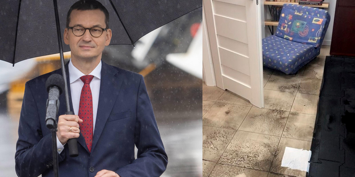 Premierowi też zalało piwnicę