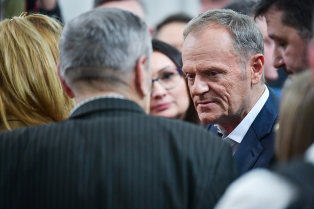 Przewodniczący Platofrmy Obywatelskiej Donald Tusk