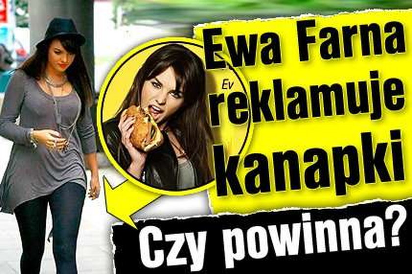 Ewa Farna reklamuje kanapki