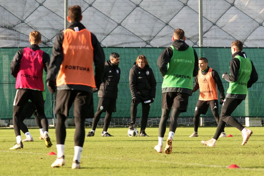 Pilka nozna. Ekstraklasa. Legia Warszawa. Trening. 27.11.2018