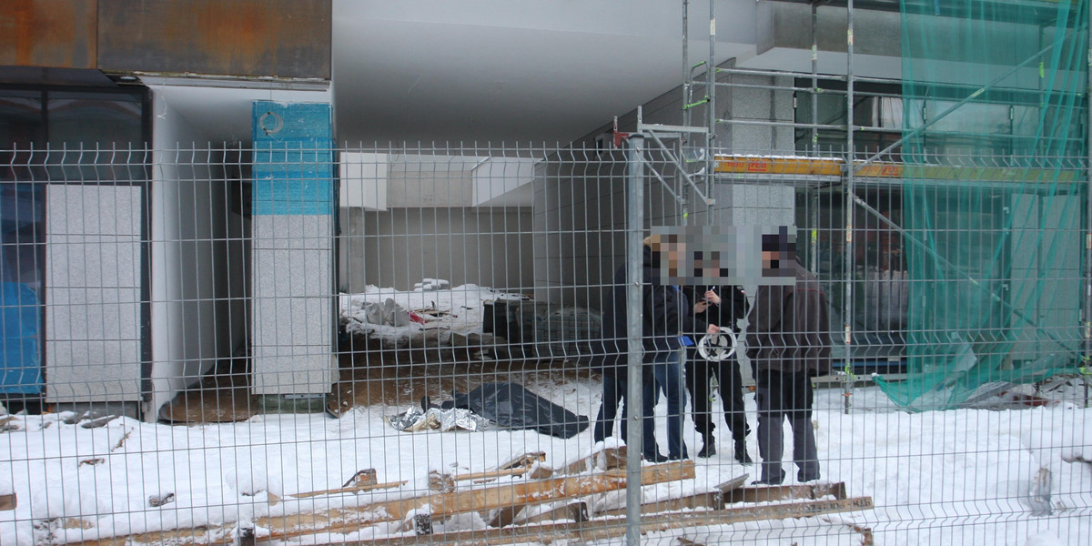 Tragedia na budowie w Garnizonie w Gdańsku