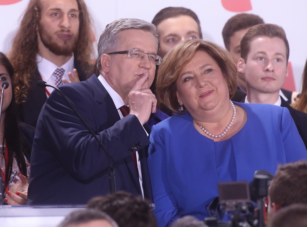 Bronisław Komorowski i Anna Komorowska