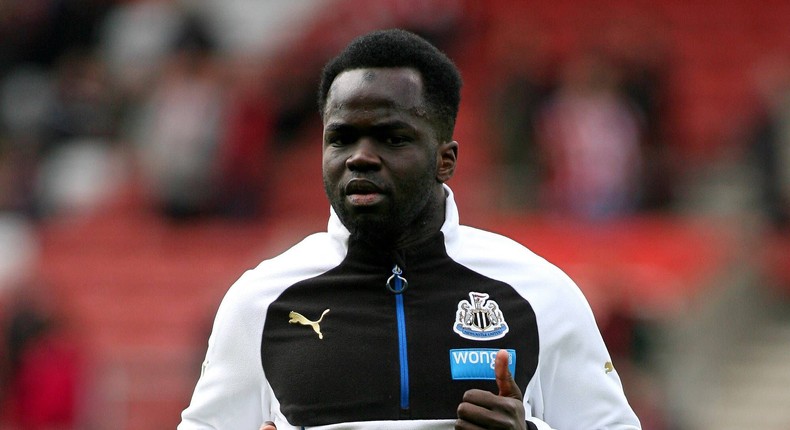 The late Cheick Tiote of Newcastle United on April 9, 2016.