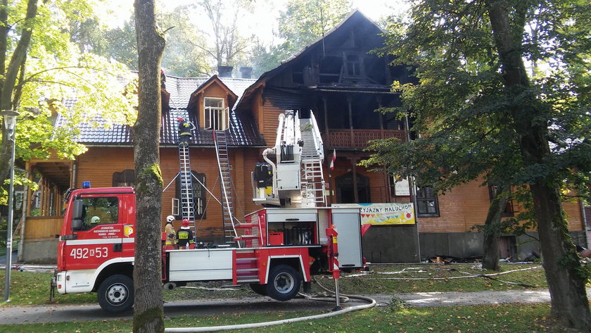 Wybuch gazu w zabytkowej "Willi pod Aniołem". Trzy osoby ranne