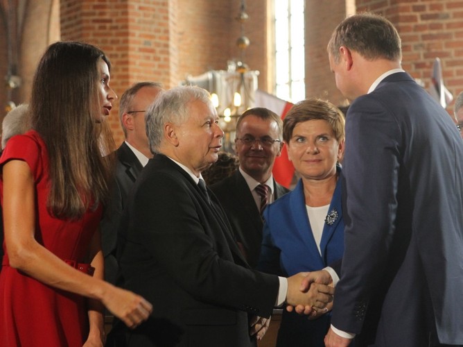 Marta Kaczyńska, Jarosław Kaczyński, Beata Szydło i Andrzej Duda