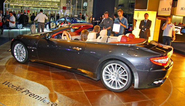 IAA Frankfurt 2009: Maserati GranCabrio czyli GranTurismo bez dachu