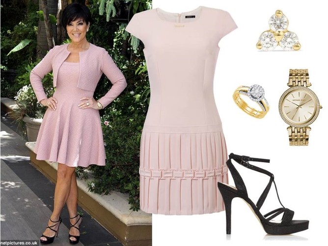 STYLIZACJE sióstr Kardashian: sukienka-Trynite/trynite.pl, buty-Menbur/menbur.pl, dodatki-TK Maxx