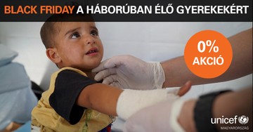 unicef, black friday, saba, ahmad, black friday, akció, adomány