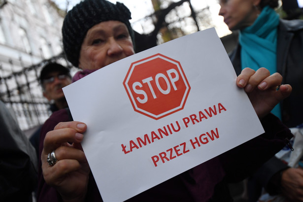 Obywatelski protest pod hasłem "Hanka oddaj kamienicę"