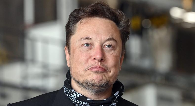 Elon Musk, the world's richest man, said in a video interview shared Monday that he doesn't own a home and sleeps in friends' spare bedrooms. In this image, he stands in the foundry of a Tesla Gigafactory ear Berlin during a press event in August 2021.