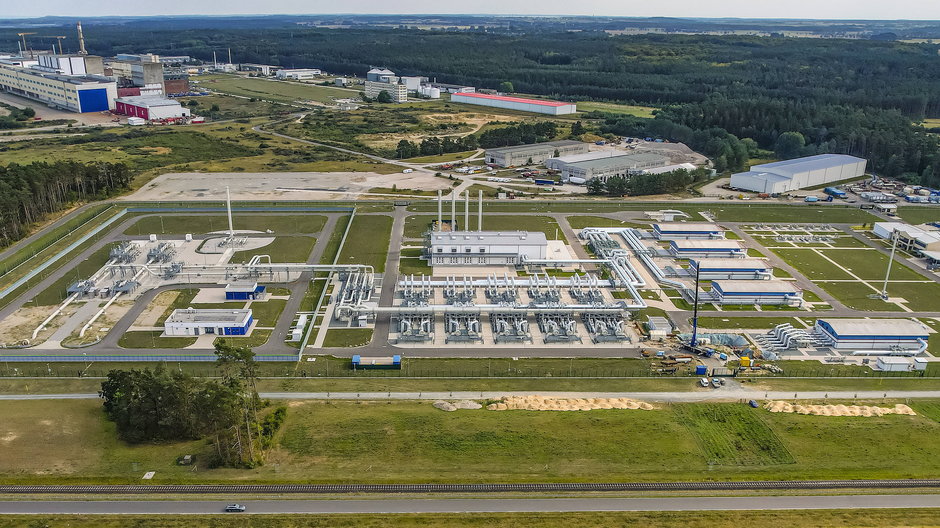 Terminal końcowy Nord Stream 2 w Lubminie