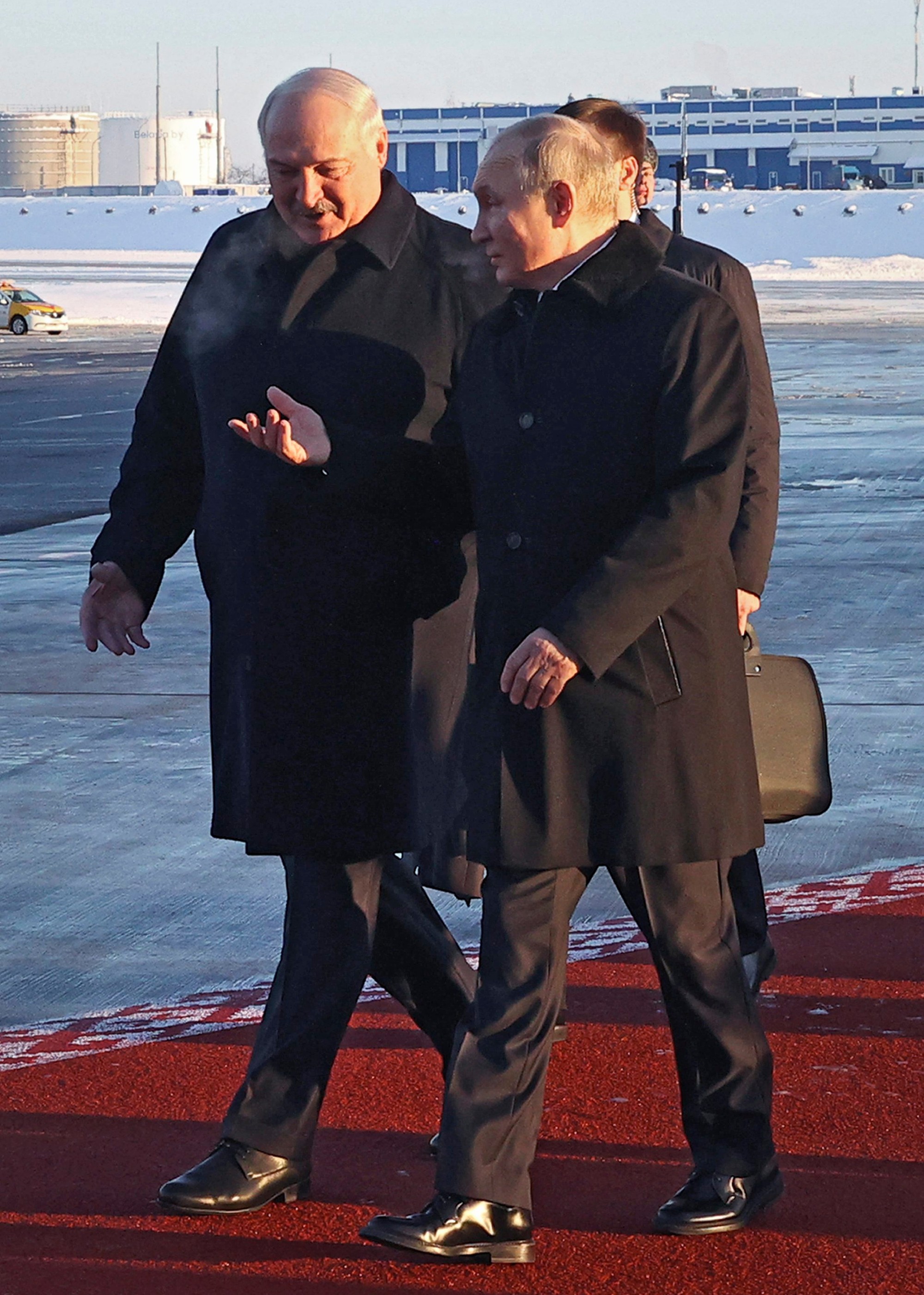 Putin a Lukašenko sa po stretnutí v Minsku vyhli zmienke o Ukrajine.