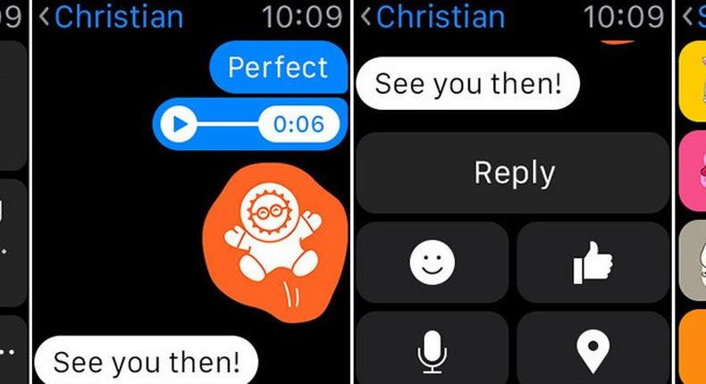 Facebook Messenger on the Apple Watch