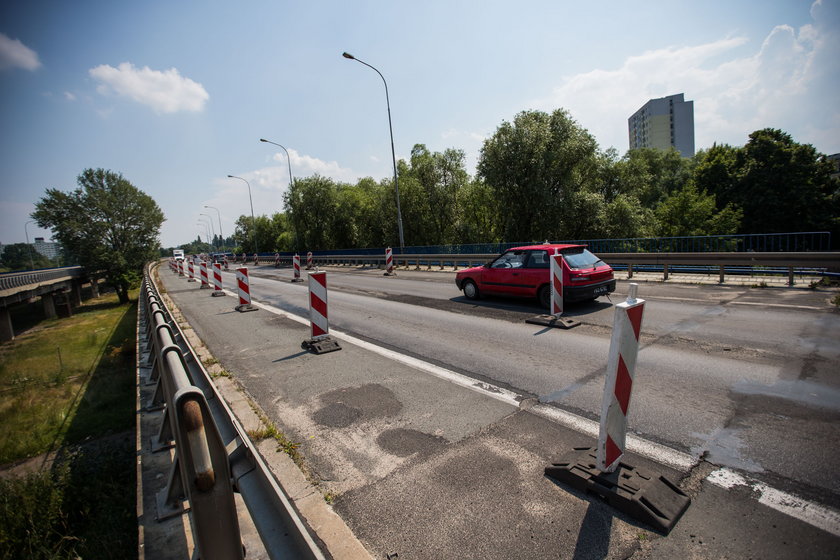 Kolejne utrudnienia na estakadzie katowickiej