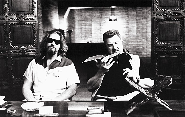 John Goodman i Jeff Bridges w filmie 'Big Lebowski'