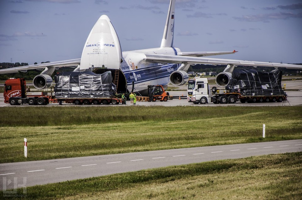 AN-124 Rusłan zawitał dzisiaj do Gdańska