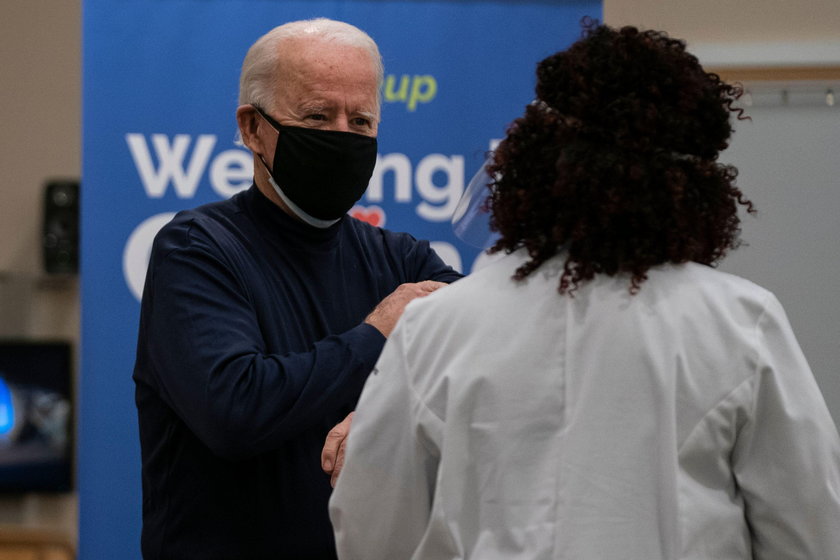 Joe Biden zaszczepił się przeciwko koronawirusowi