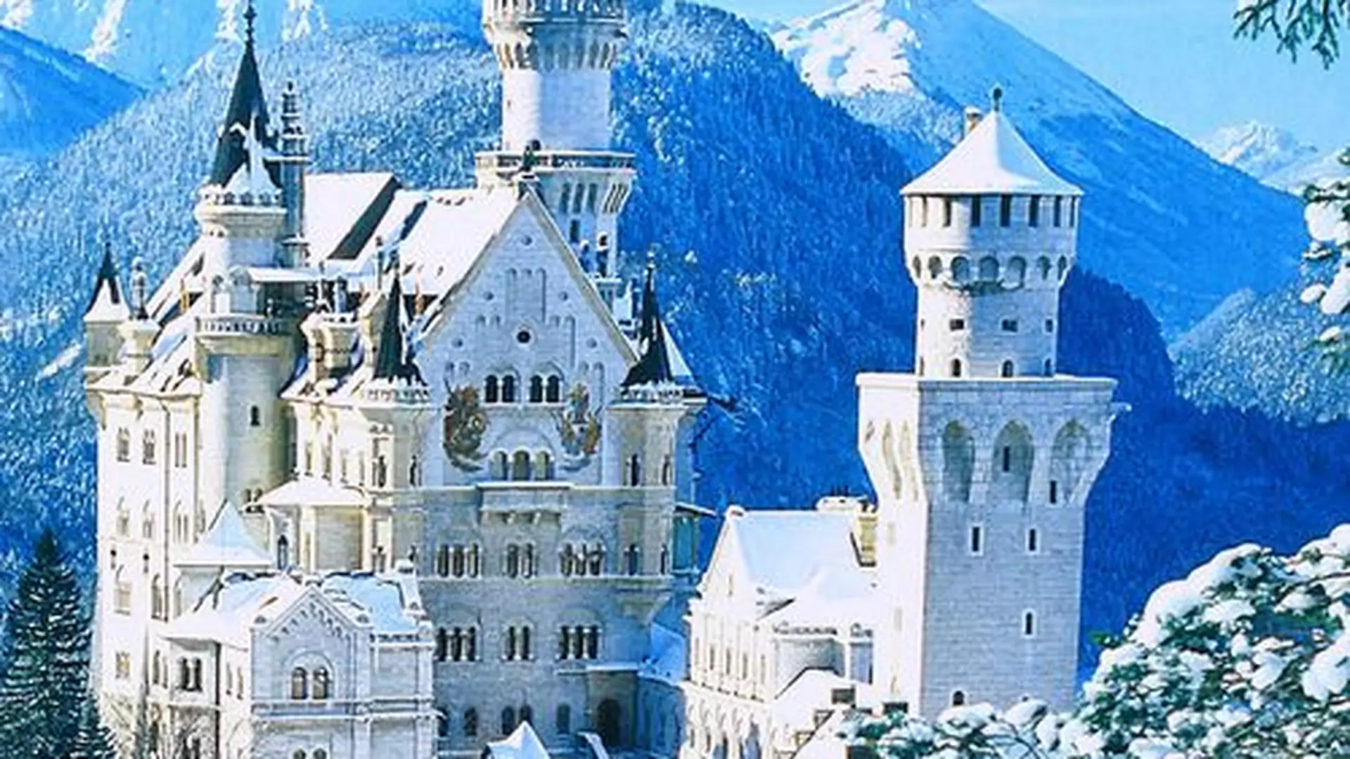 Pałac jak z Disneya i to kilka godzin od Polski - zimą jest pełen magii