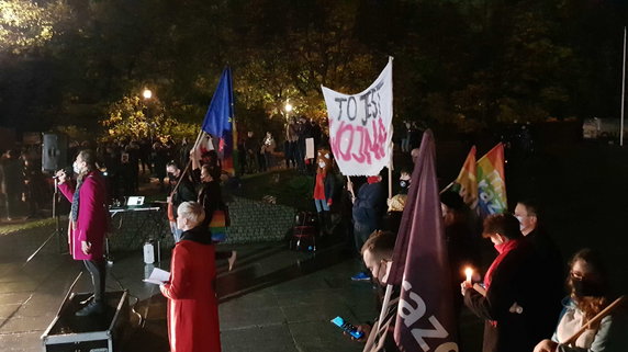 Protest w Szczecinie po ogłoszeniu wyroku TK. Dzień dziewiąty