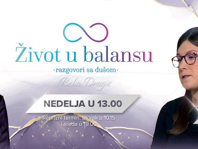 "Život u balansu - razgovori sa dušom", gost Sandra Živković