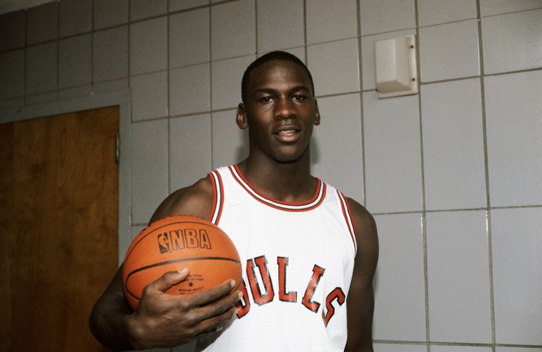 Michael Jordan w 1984 r.