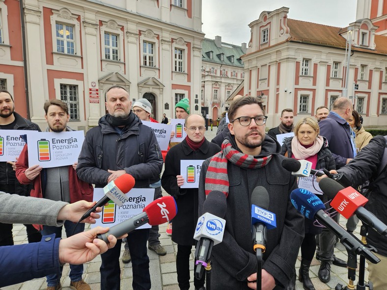 Konferencja poznańskich społeczników tworzących komitet "Społeczny Poznań"