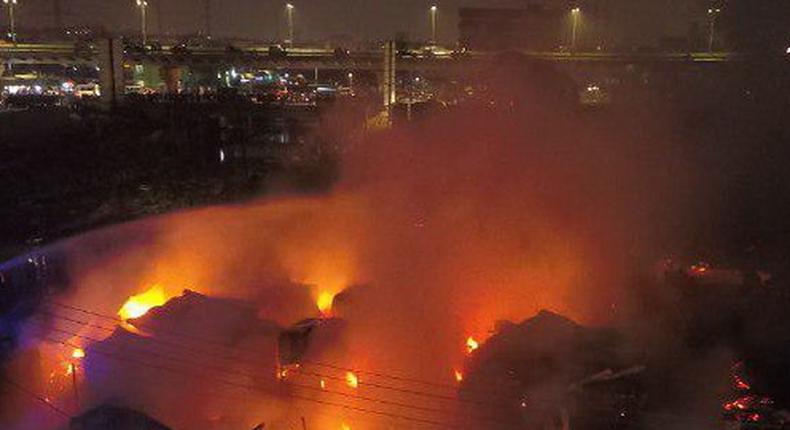 Odorna Market gutted by fire