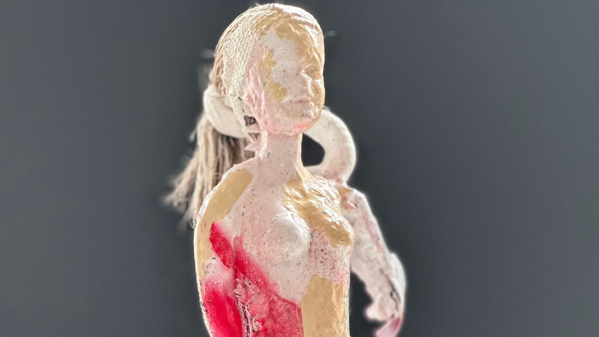Jane Goodall Barbie sculpture from ocean plastic unveiled