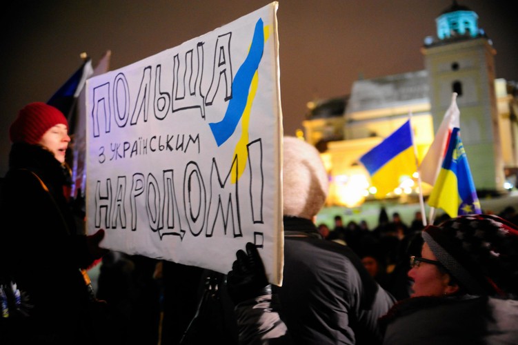 Manifestacja Solidarni z Ukrainą