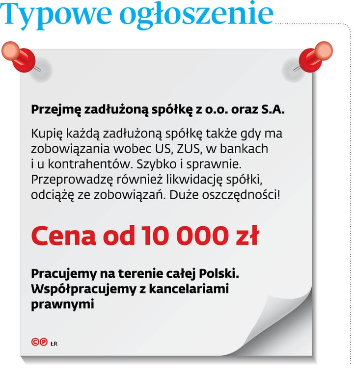 Typowe ogłoszenie