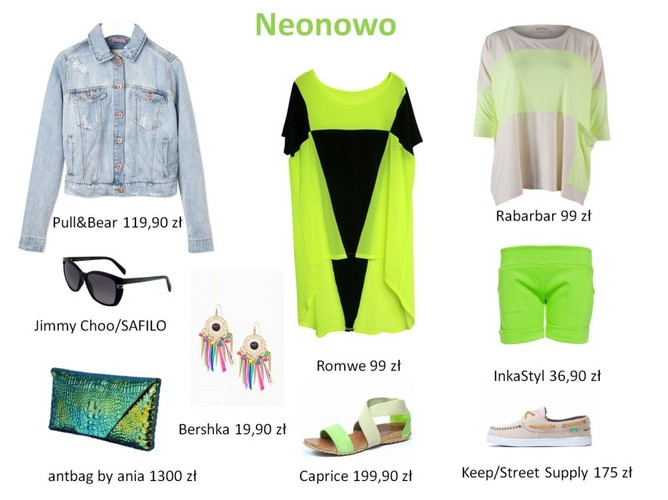 Stylizacje na imprezę pod chmurką