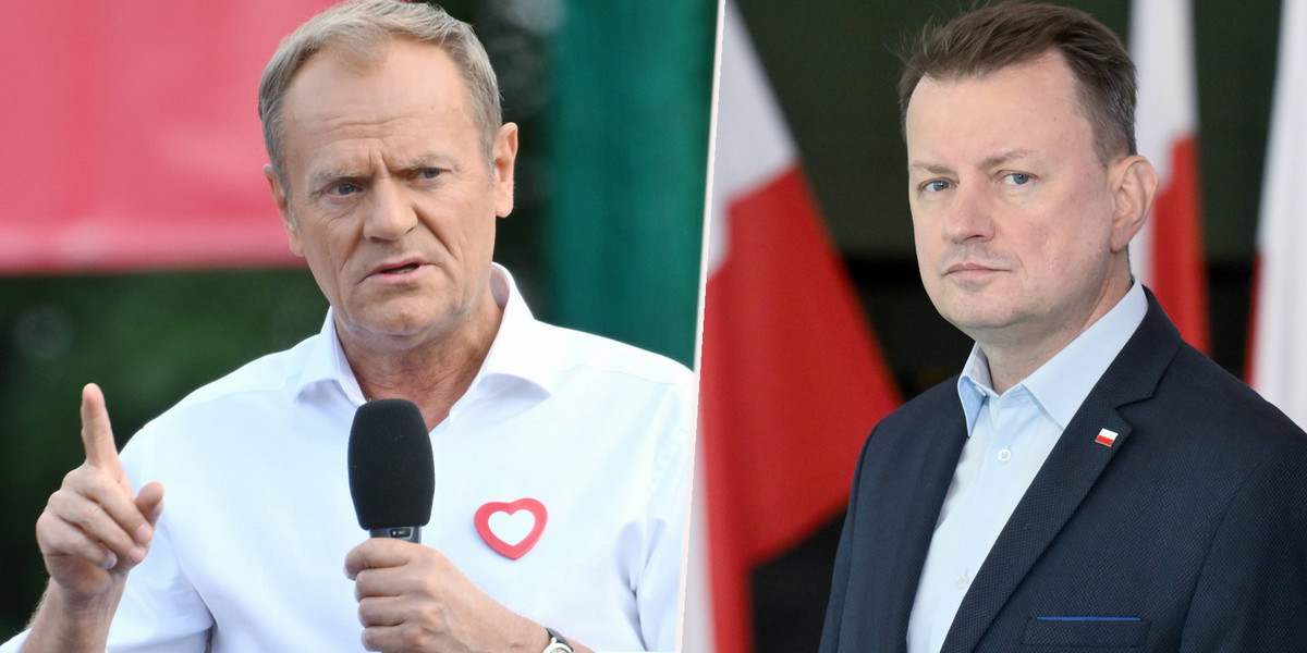 Tusk uderzył w Błaszczaka, a szef MON szybko się odgryzł.