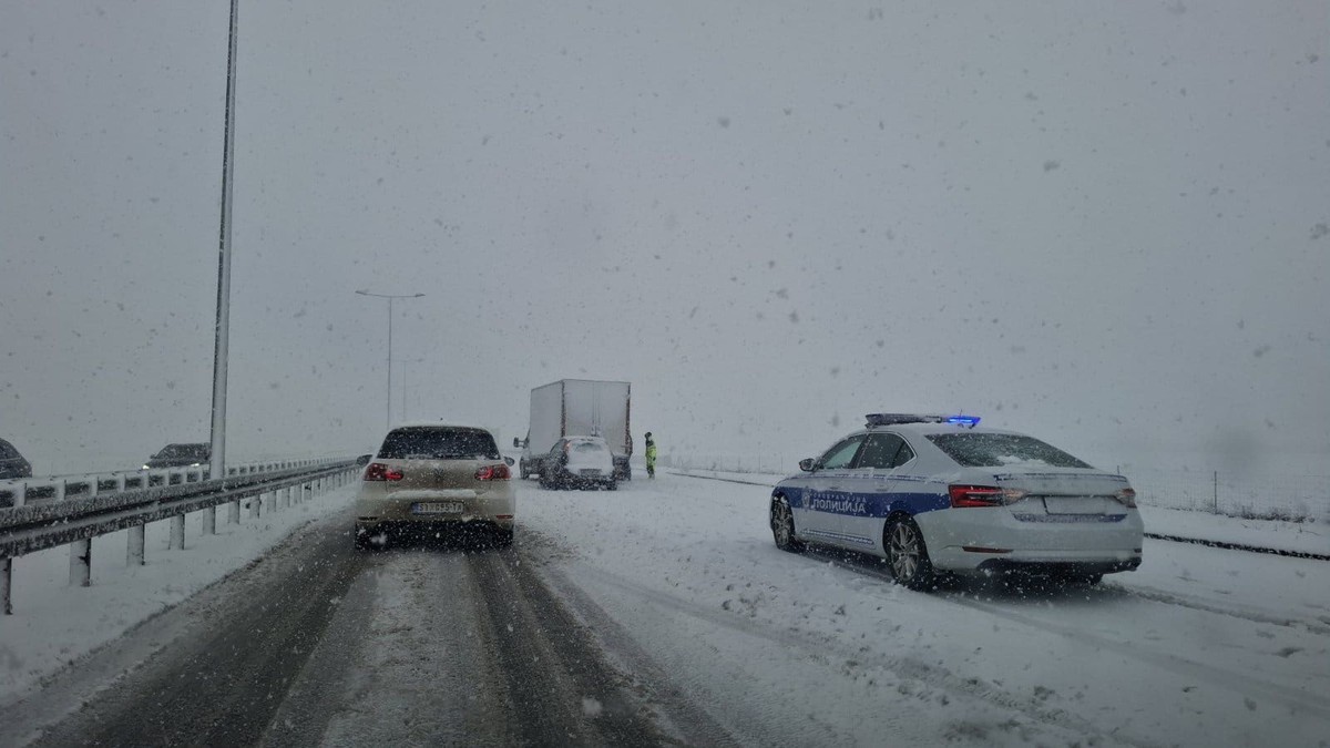 Na auto-putu E75 ka Beogradu