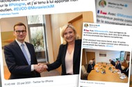 Morawiecki i Le Pen