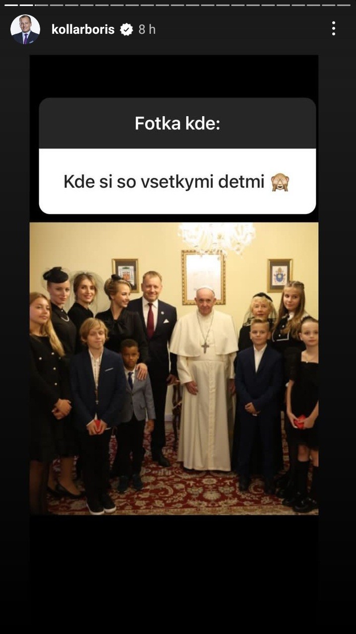 Boris Kollár zdieľal archívnu fotku so svojimi deťmi.