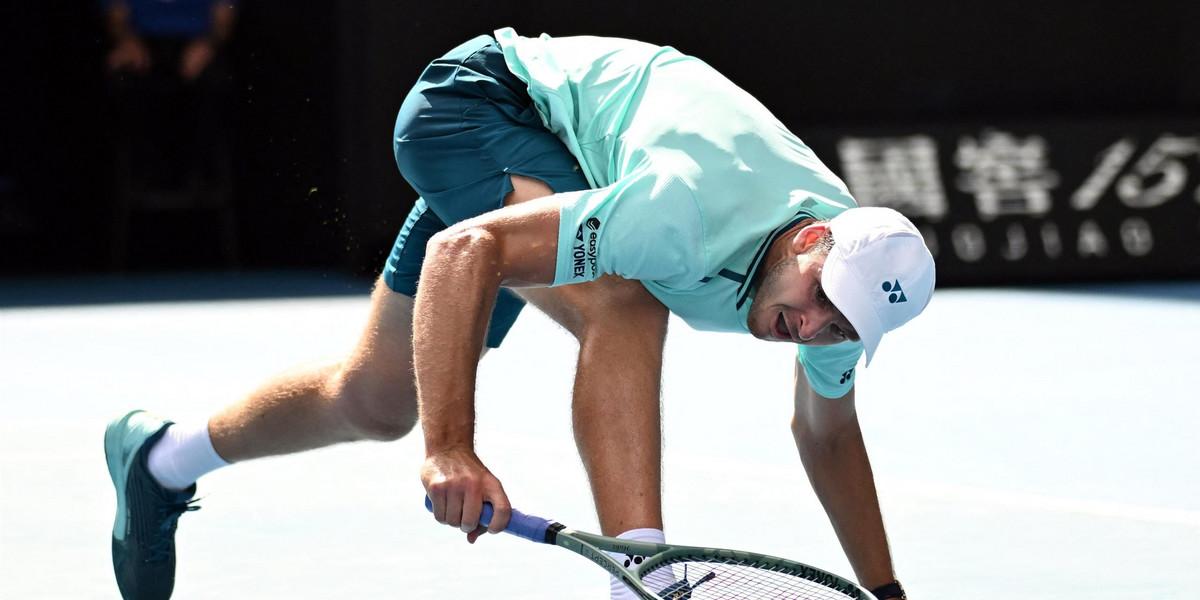 Hubert Hurkacz po grze w Australian Open, teraz przegrał w półfinale turnieju ATP w Marsylii. 