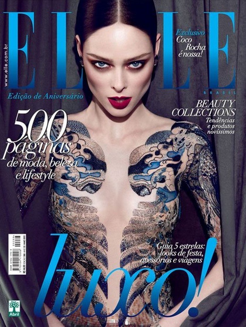 Coco Rocha Elle Brasil maj 2012