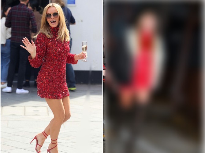 Amanda Holden i Hajdi Klum u istim haljinama?