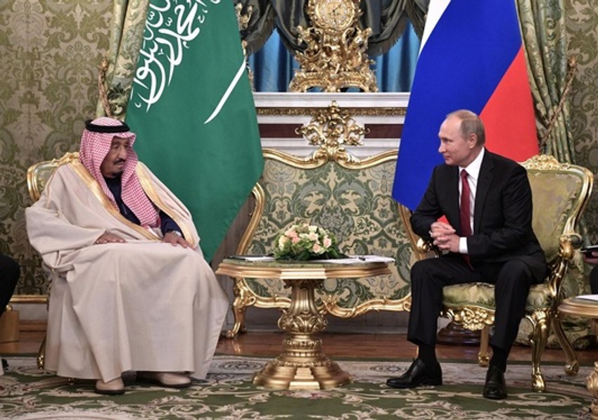 Saudijski kralj Salaman i ruski predsednik Vladimir Putin