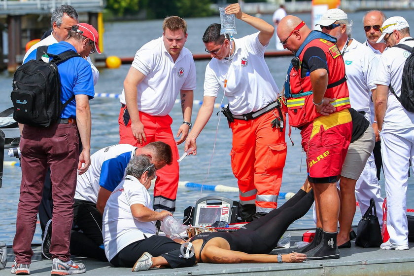 Akcja ratunkowa polskiej pływaczki