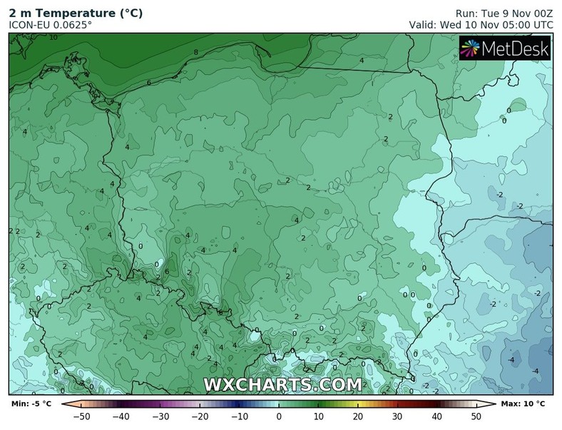 W nocy możliwe przymrozki