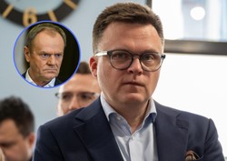 Tusk naciskał Hołownię w sprawie zaprzysiężenia Nawrockiego? "Marszałek mógł być szantażowany"