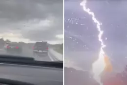 Czy podczas burzy w samochodzie jest bezpiecznie? Nie tylko to nagranie dostarcza odpowiedzi