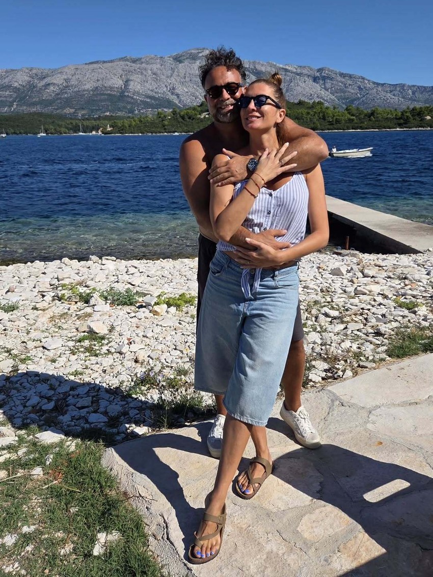 Adriana Čortan sa suprugom Nemanjom Simićem