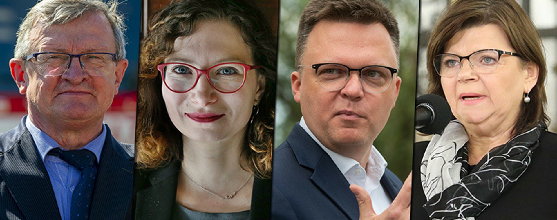 Na zdjęciu od lewej: Tadeusz Cymański, Daria Gosek-Popiołek, Szymon Hołownia, Izabela Leszczyna.