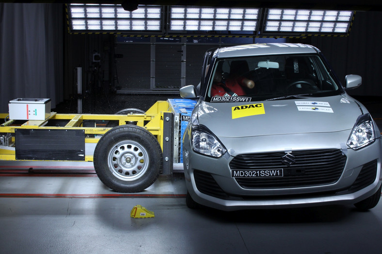 Test zderzeniowy Latin NCAP - Suzuki Swift